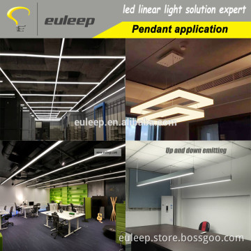 1.2m 2m 2.4m led pendant light,linkable led office lighting, suspended led linear light